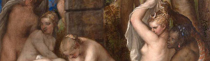 detail from Diana and Actaeon, by Titian